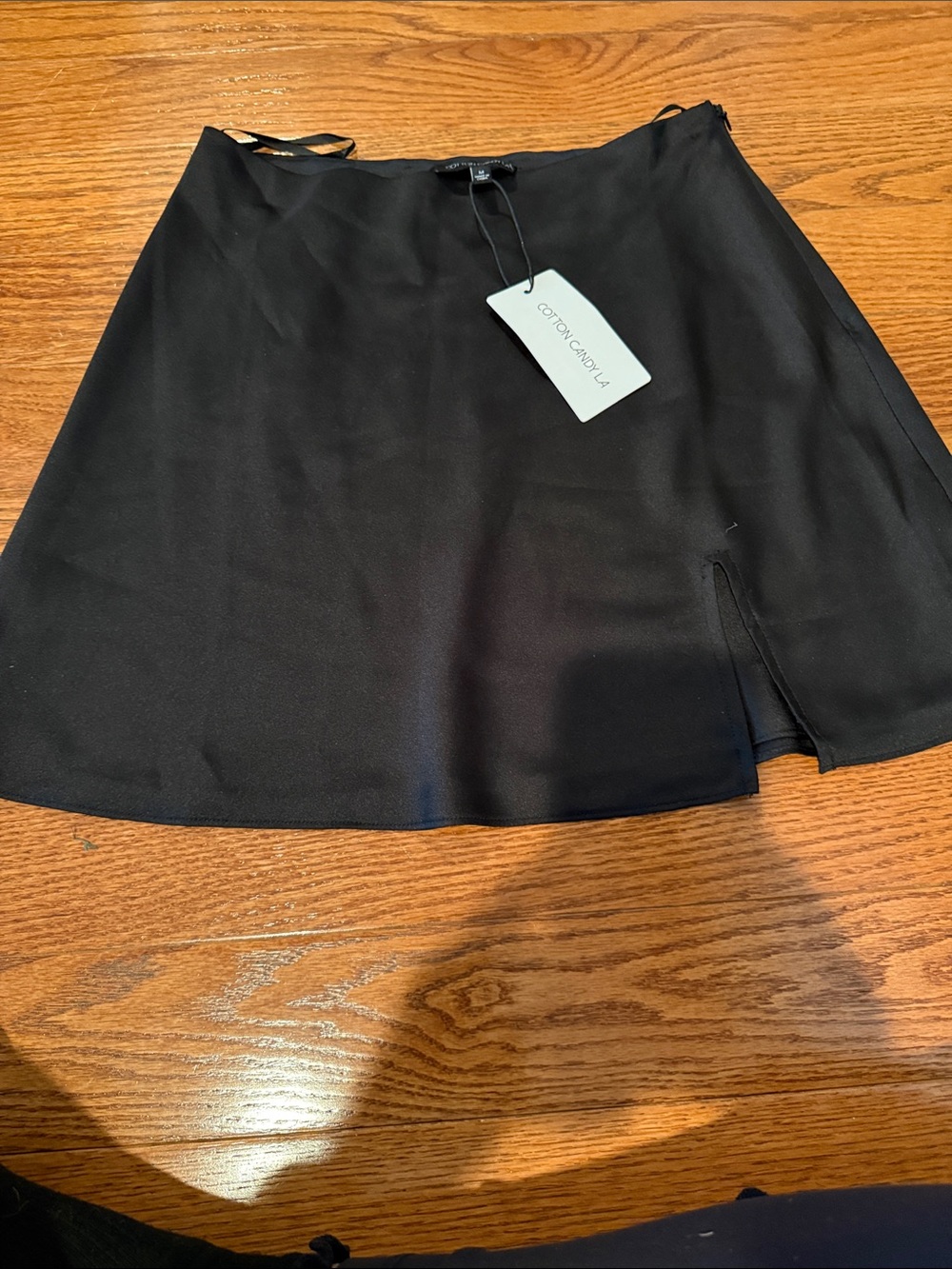 Cotton Candy satin skirt